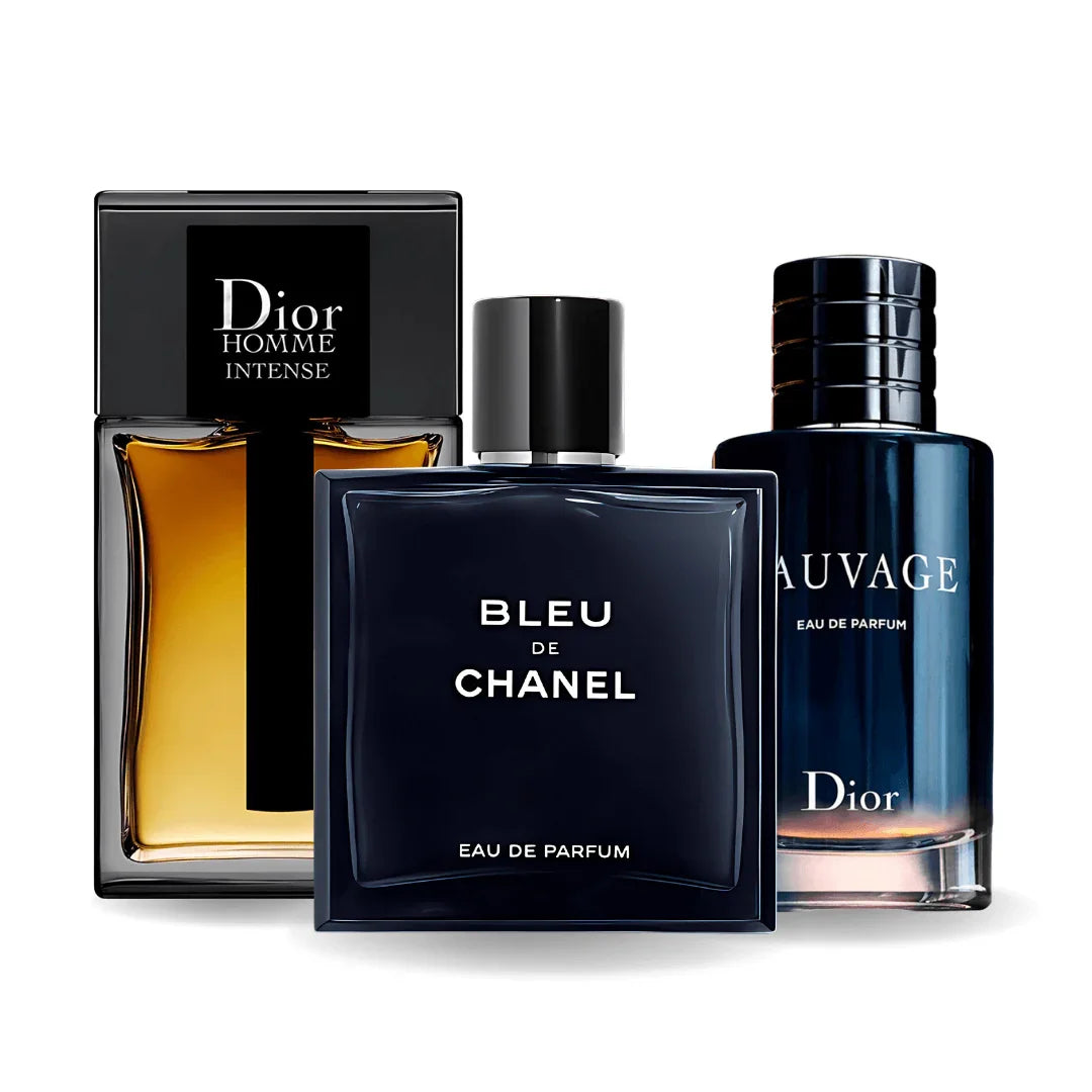 Zestaw 3 Perfum | Sauvage + Bleu de Chanel + Dior Homme Intense