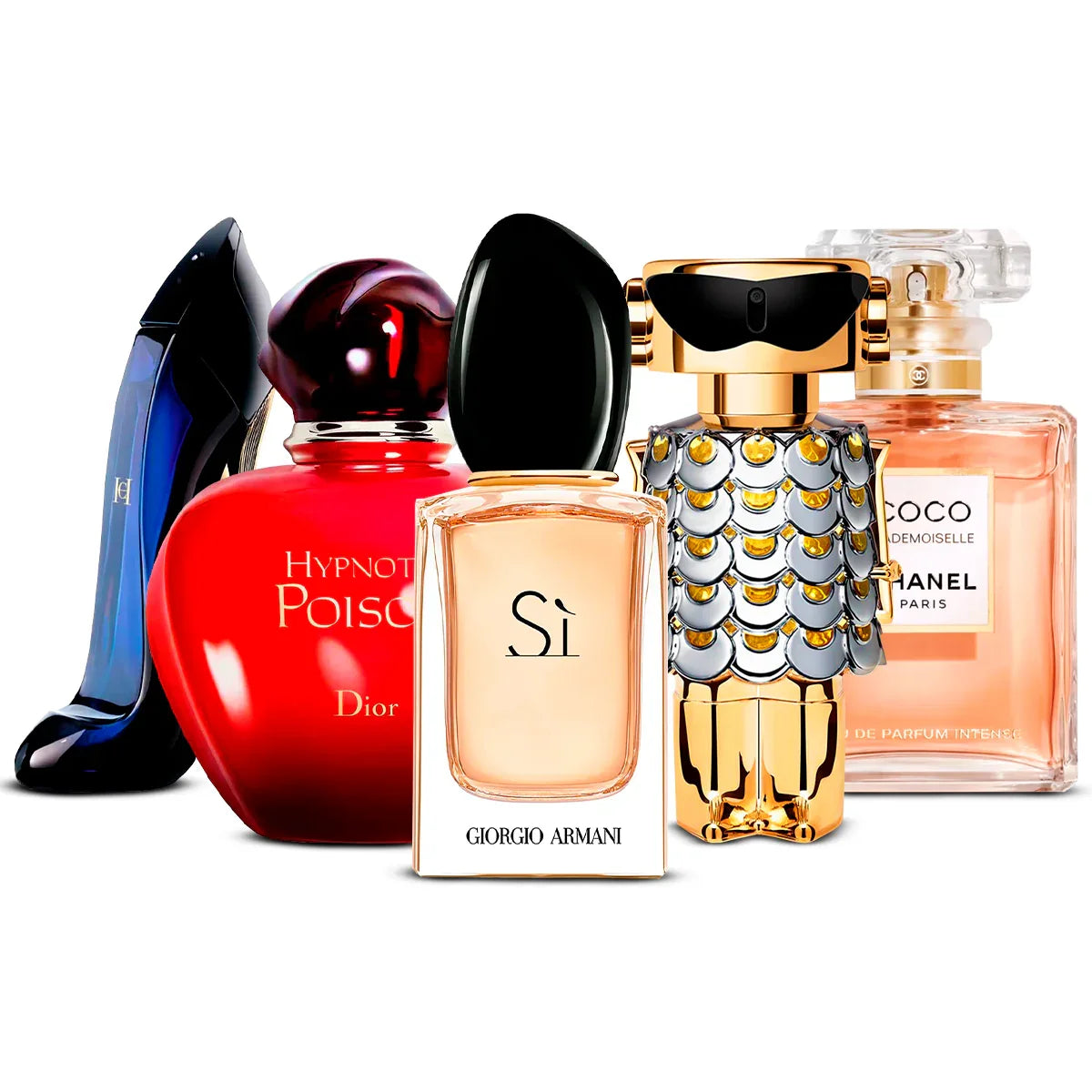 Zestaw 5 Perfum | Good Girl + Hypnotic Poison + Sì + Fame + Coco Mademoiselle